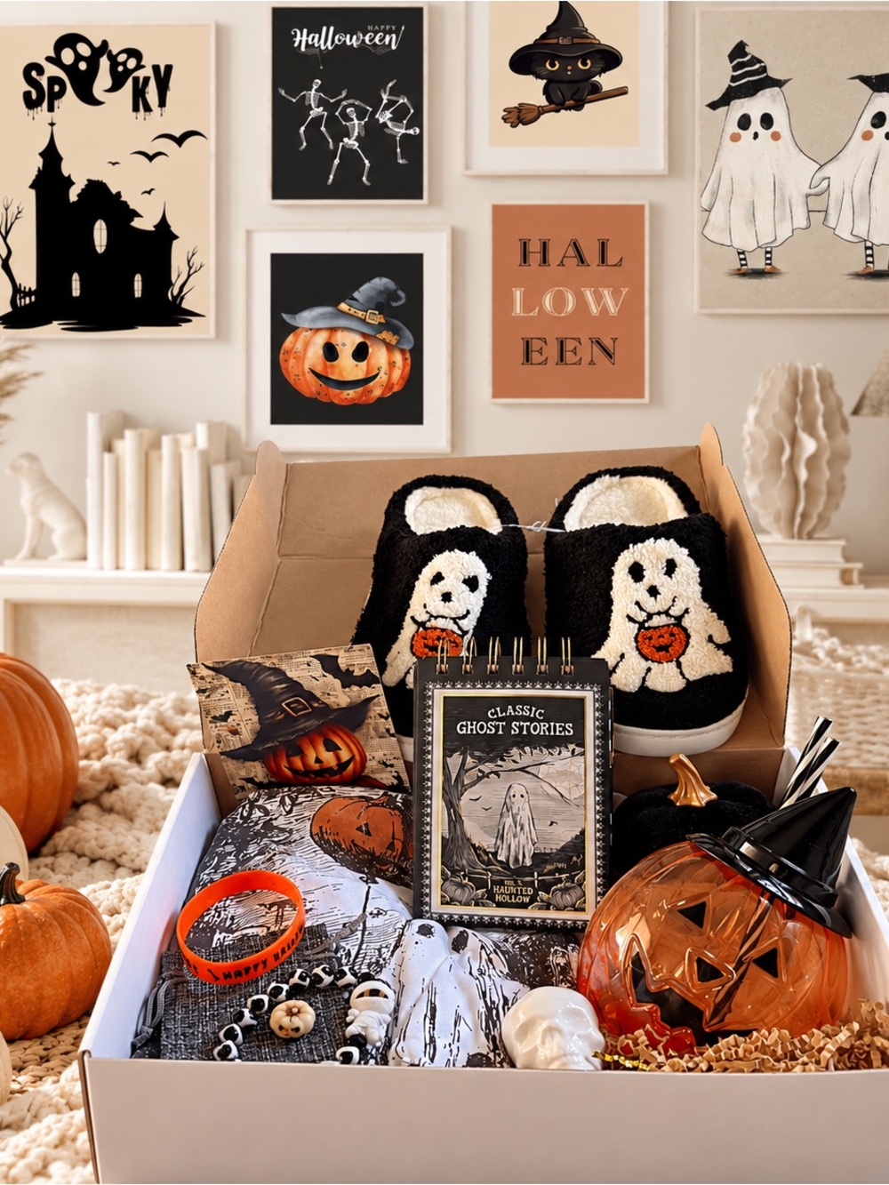 🎃Vintage ghost tee Boo box